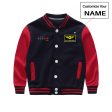 Aviation Heartbeats Designed  CHILDREN  Baseball Jackets Discount