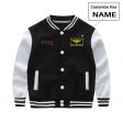 Aviation Heartbeats Designed  CHILDREN  Baseball Jackets Discount