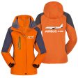 The Airbus A320 Designed Thick  WOMEN  Skiing Jackets For Sale