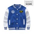 Aviation Lovers Designed  CHILDREN  Baseball Jackets Supply