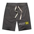 Pilot & Stripes (4 Lines) Designed Cotton Shorts Online Hot Sale