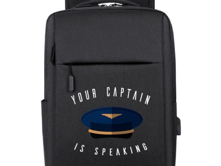 Your Captain Is Speaking Designed Super Travel Bags Online