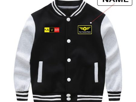 AV8R Designed  CHILDREN  Baseball Jackets Cheap