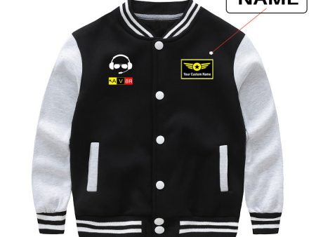 AV8R 2 Designed  CHILDREN  Baseball Jackets Fashion