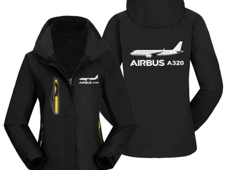 The Airbus A320 Designed Thick  WOMEN  Skiing Jackets For Sale