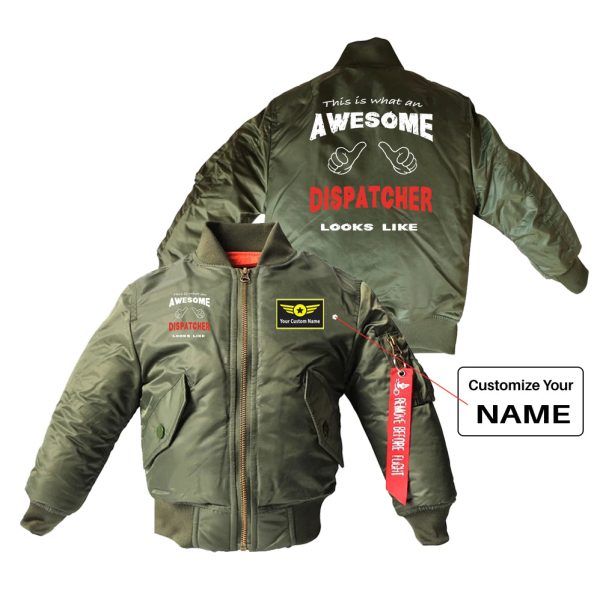 Dispatcher Designed Children Bomber Jackets Online Sale