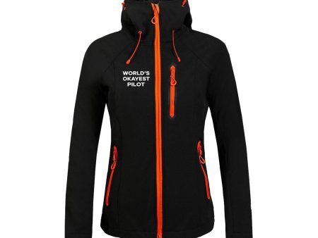 World s Okayest Pilot Designed  Women  Polar Jackets For Cheap