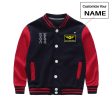 Aviation DNA Designed  CHILDREN  Baseball Jackets Cheap