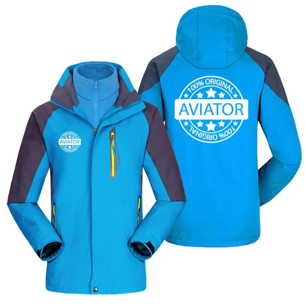 100 Original Aviator Designed Thick Skiing Jackets Online Hot Sale