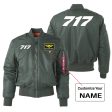 717 Flat Text Designed  Women  Bomber Jackets Hot on Sale