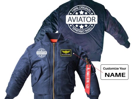 100 Original Aviator Designed Children Bomber Jackets Supply