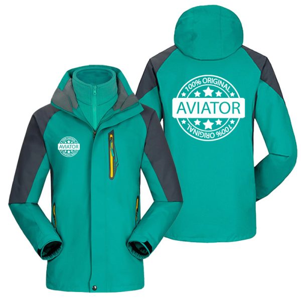 100 Original Aviator Designed Thick Skiing Jackets Online Hot Sale