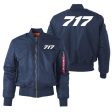 717 Flat Text Designed  Women  Bomber Jackets Hot on Sale