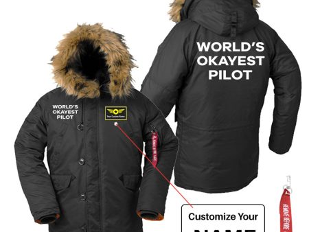 World s Okayest Pilot Designed Parka Bomber Jackets Discount