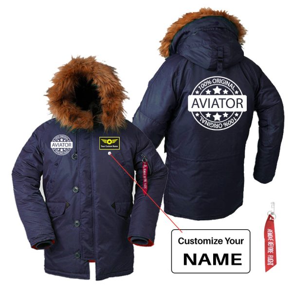 100 Original Aviator Designed Parka Bomber Jackets Discount