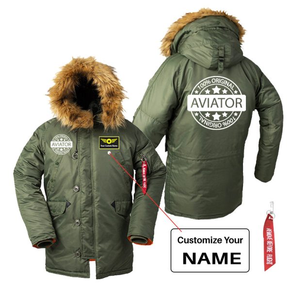 100 Original Aviator Designed Parka Bomber Jackets Discount