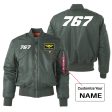 767 Flat Text Designed  Women  Bomber Jackets Online now