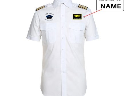 Your Captain Is Speaking Designed Pilot Shirts Cheap