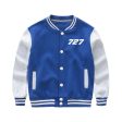 727 Flat Text Designed  CHILDREN  Baseball Jackets For Sale