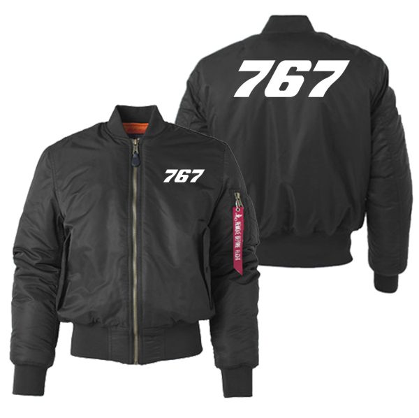 767 Flat Text Designed  Women  Bomber Jackets Online now